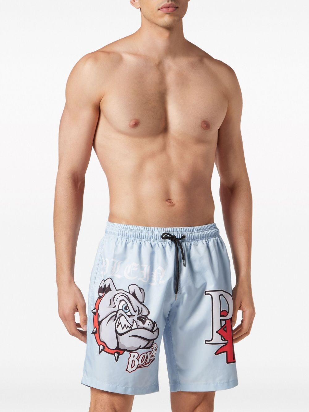 Bulldogs-print swim shorts - 3