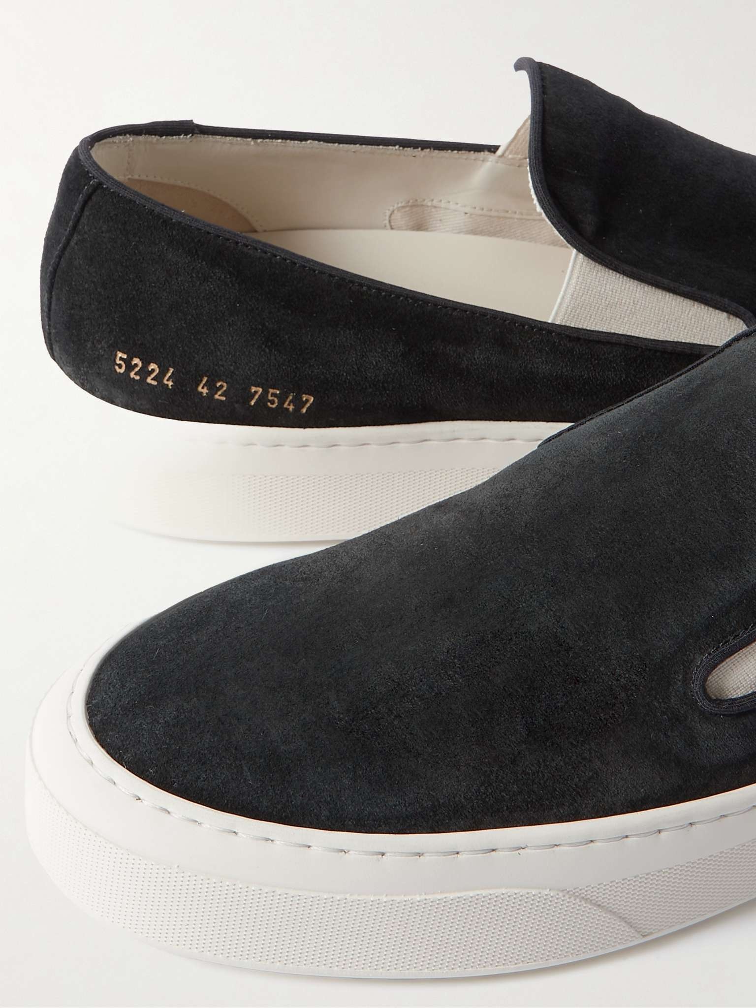 Suede Slip-On Sneakers - 6