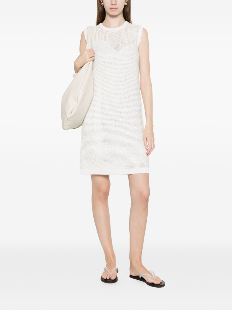 FABIANA FILIPPI crew-neck sleeveless mini dress outlook