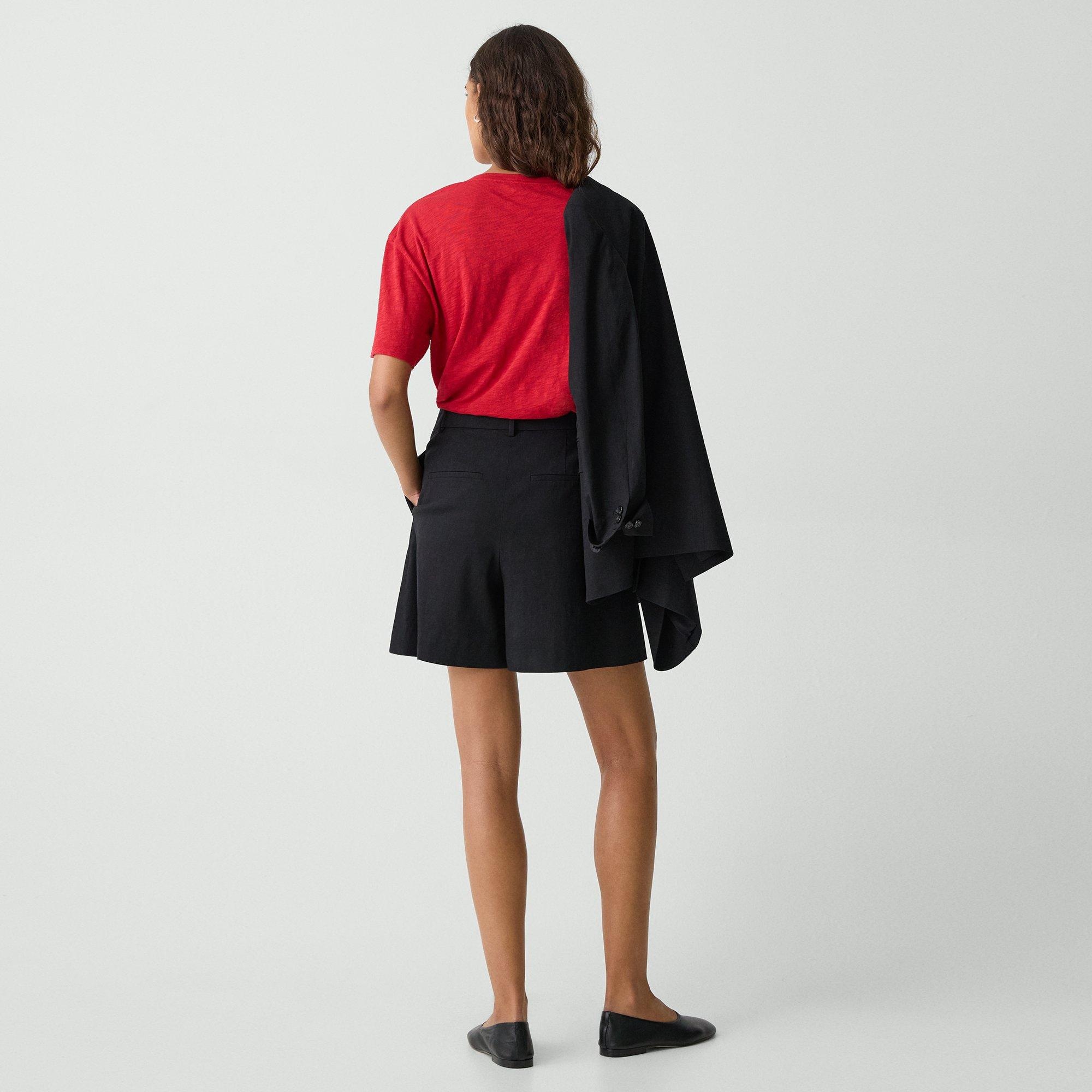 Pleated Short in Good Linen - 4
