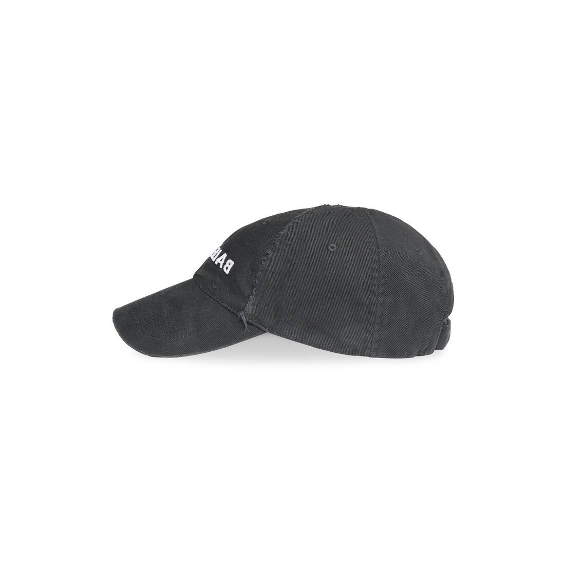 Mirror Balenciaga Cap in Black - 4