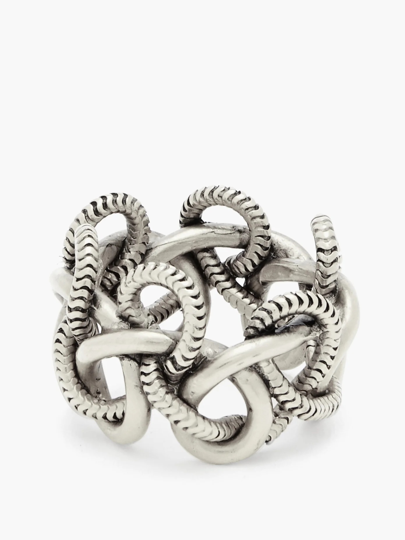 Knotted rope ring - 4