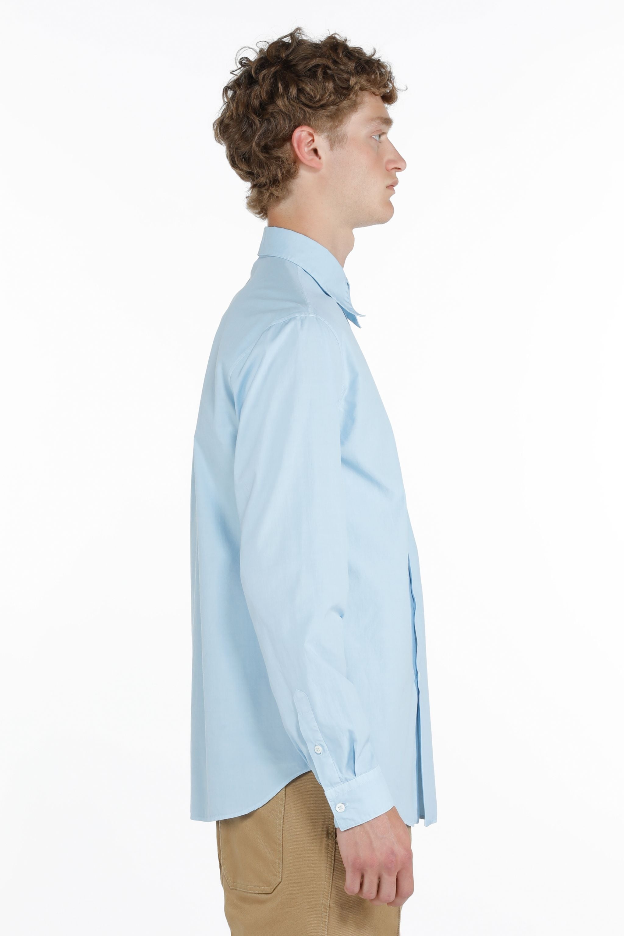 LOGO-EMBROIDERED COTTON SHIRT - 3
