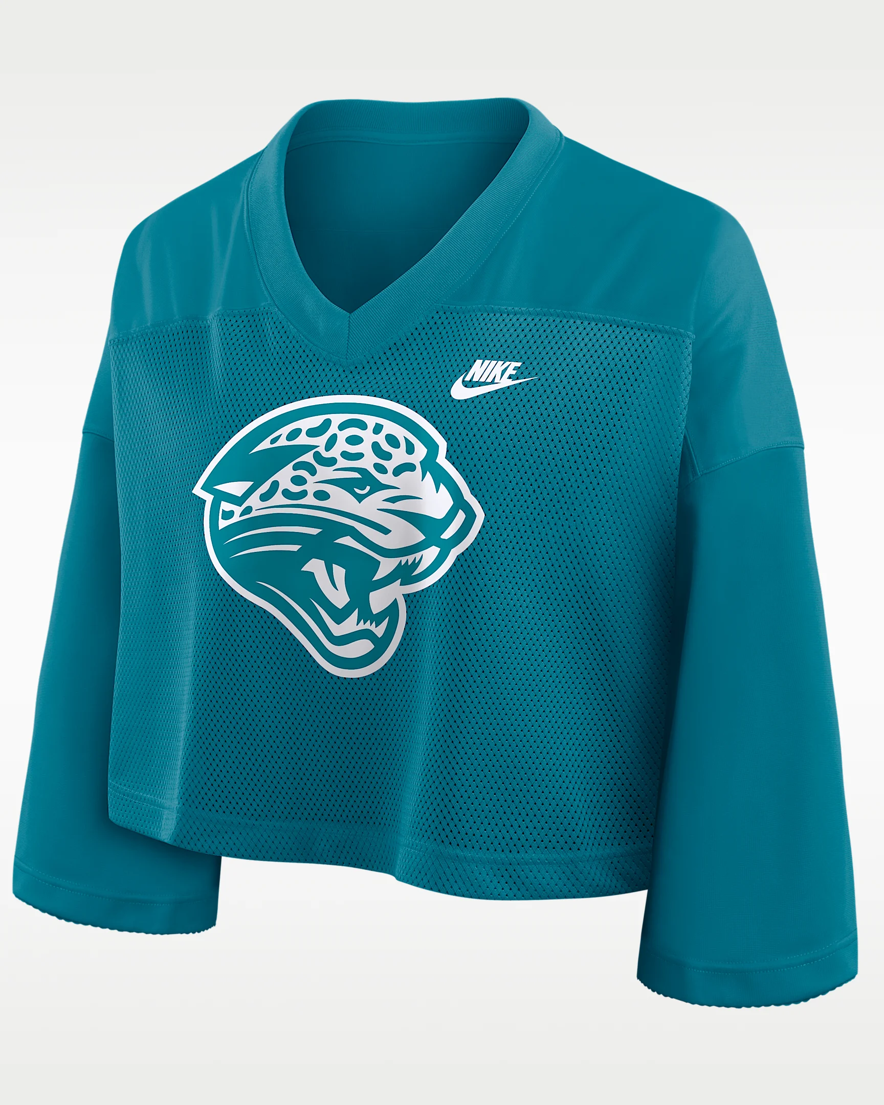 Jacksonville Jaguars Rewind Fashion Women's Nike Dri-FIT NFL Cropped Jersey - 1