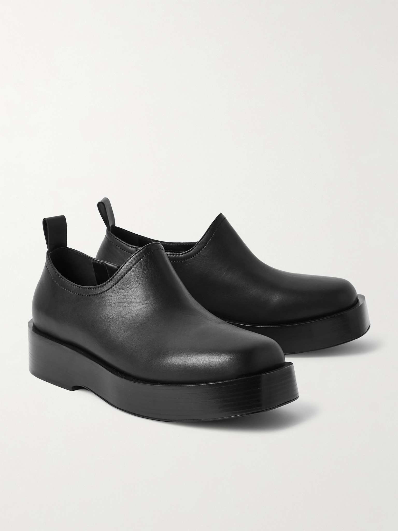 Bumper Leather Loafers - 4