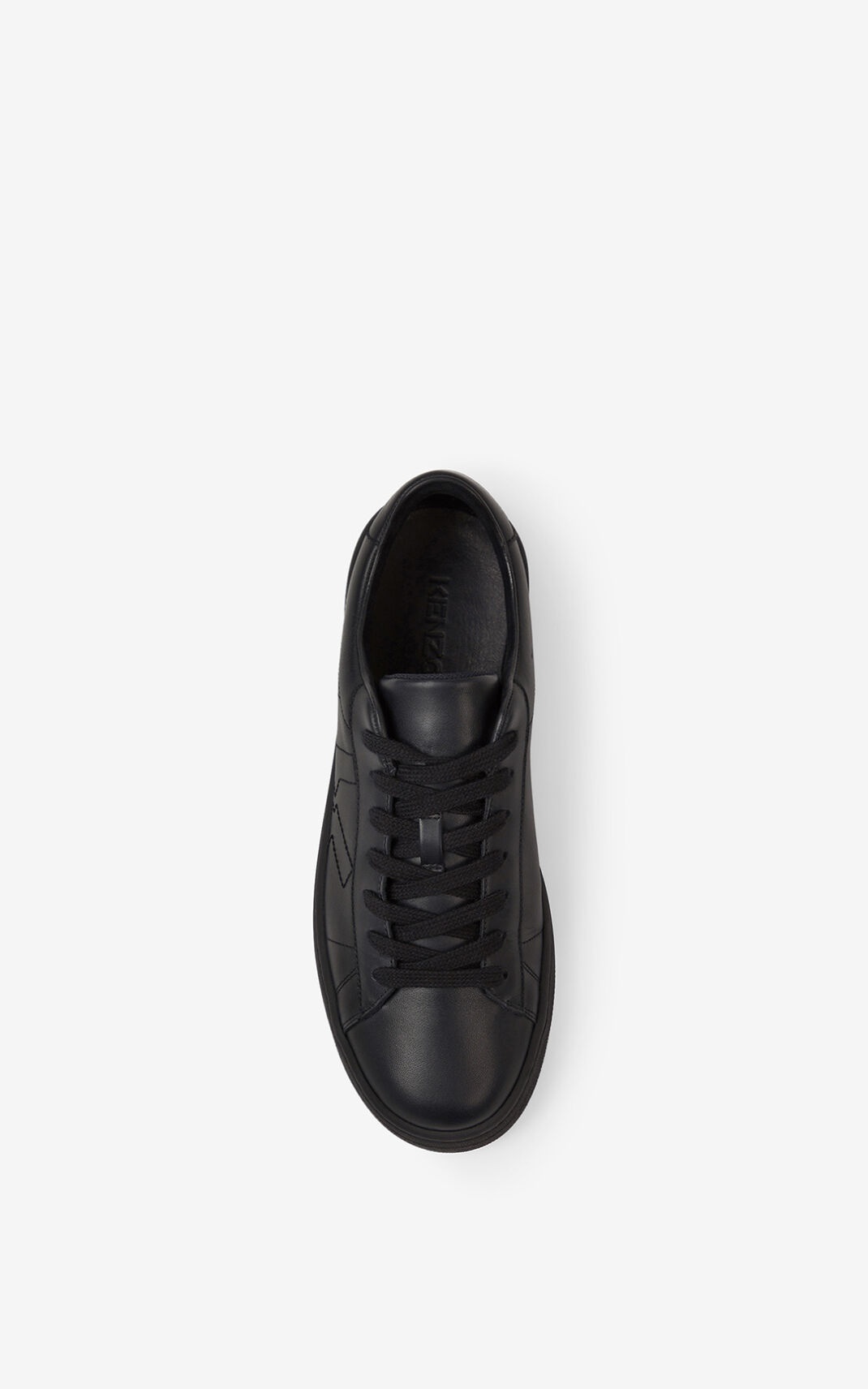 KENZO Kourt K Logo leather sneakers - 4