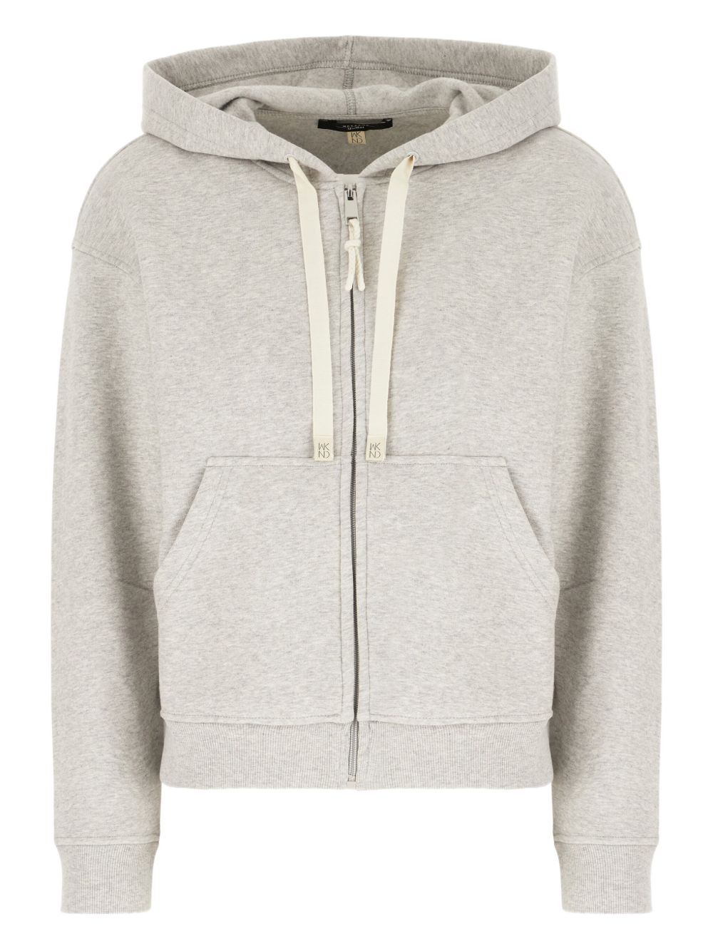 hooded zip-up hoodie - 1