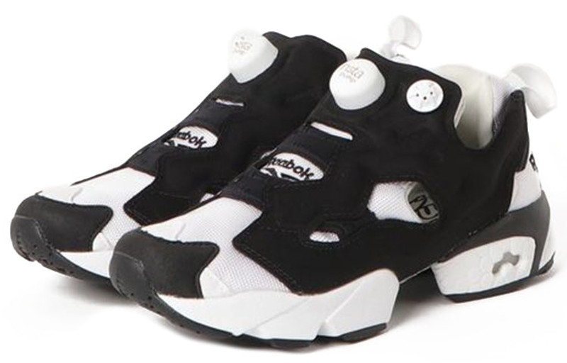 Reebok Reebok Instapump Fury OG Hollow Out Splicing Shoes/Sneakers Unisex Black White M48559 outlook