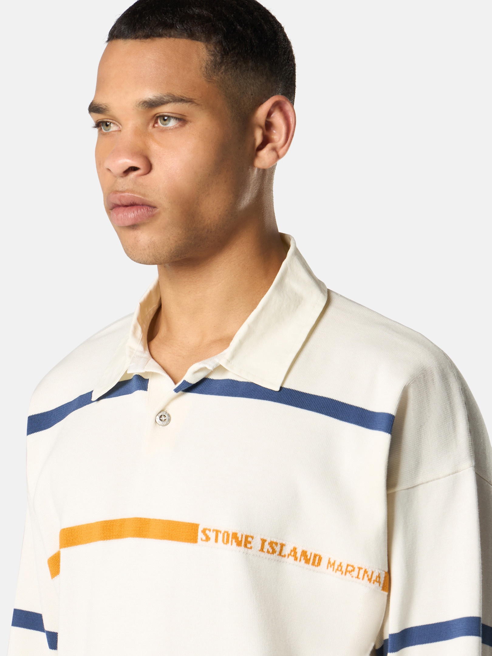 5100035 STRIPED SOFT ORGANIC COTTON_STONE ISLAND MARINA - 4
