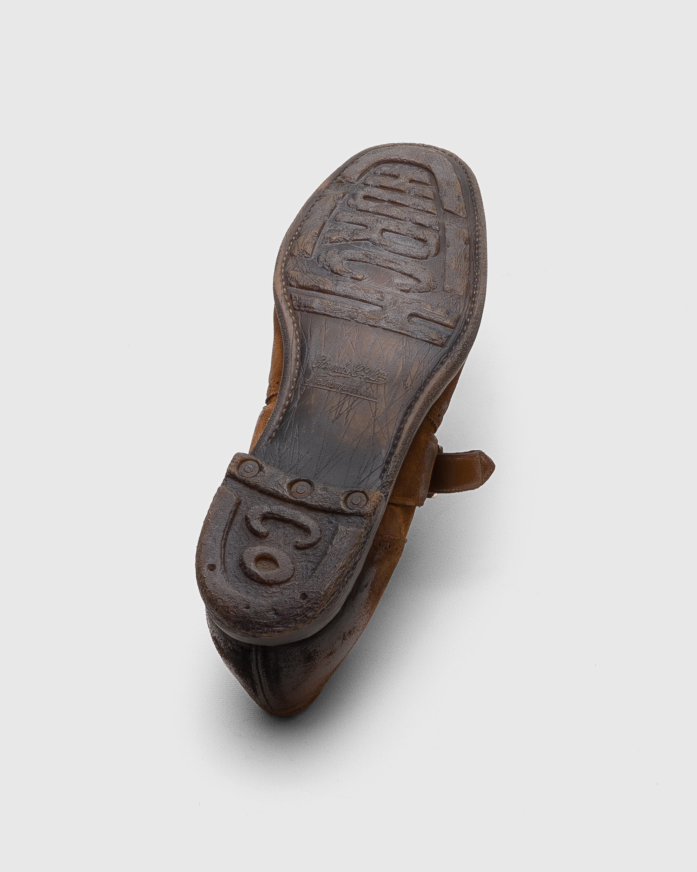 Vintage Suede Buckle Loafer - 6