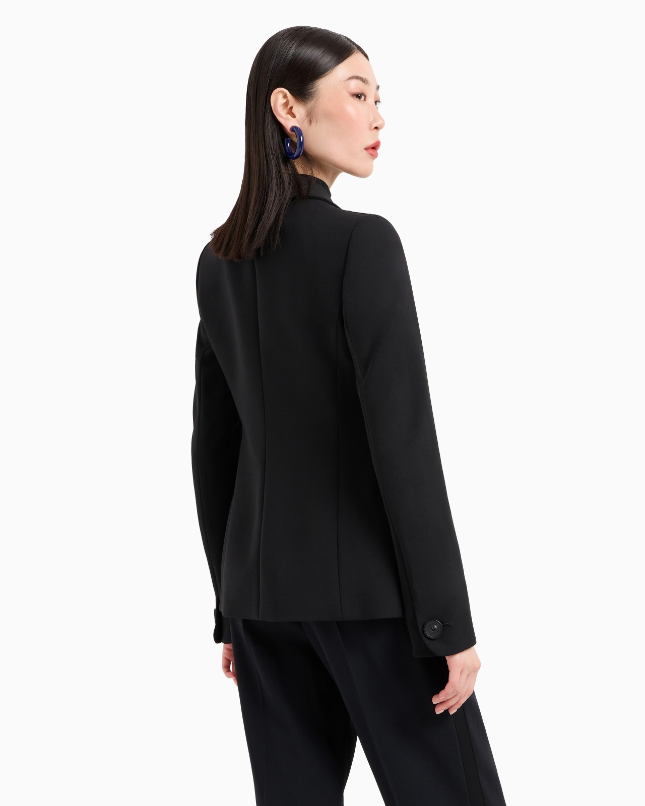Barathea-wool single-breasted jacket - 3