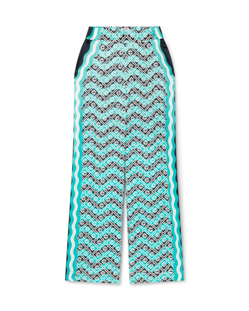 Monogram Wave Silk Trousers | Casablanca Paris 1