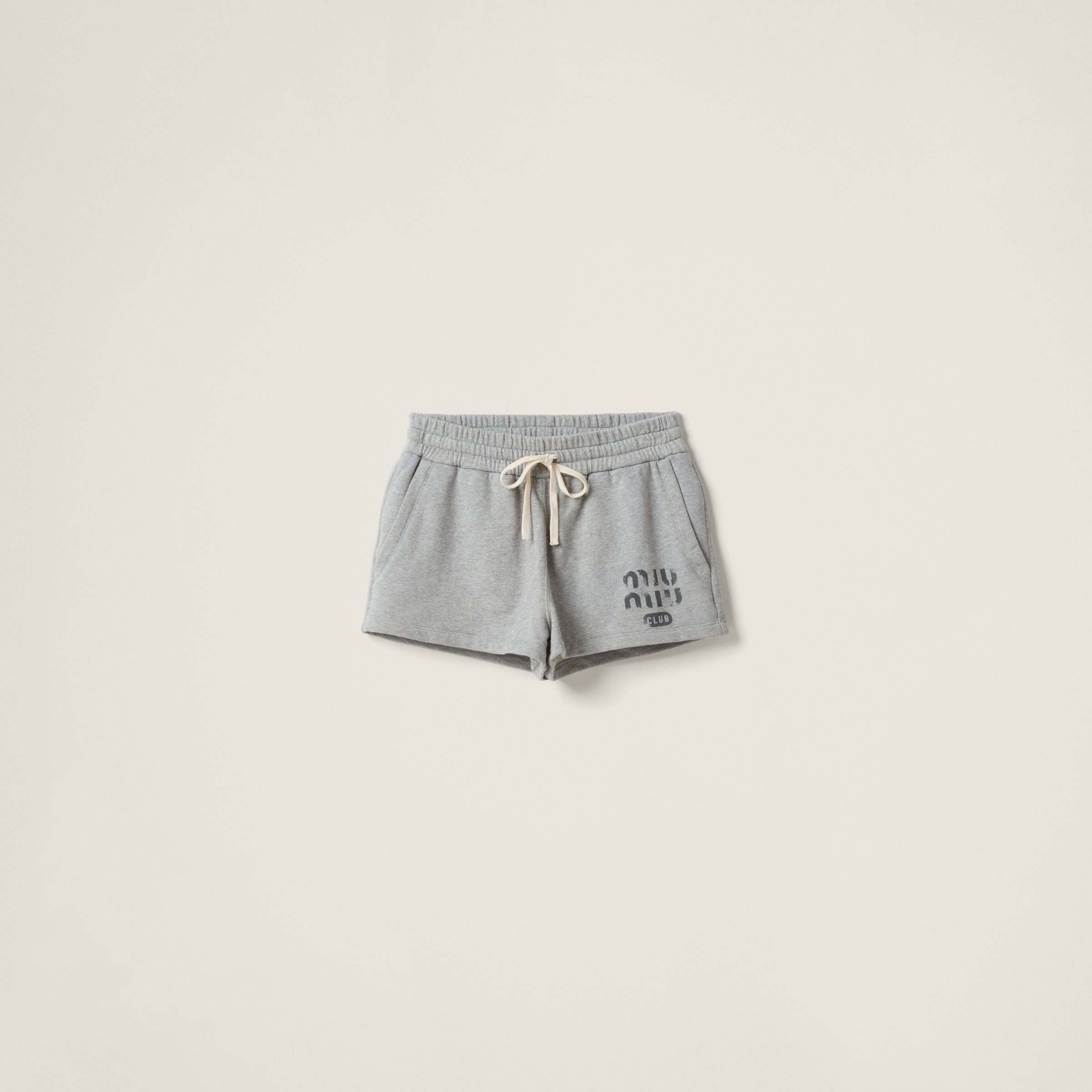 Cotton fleece shorts - 1