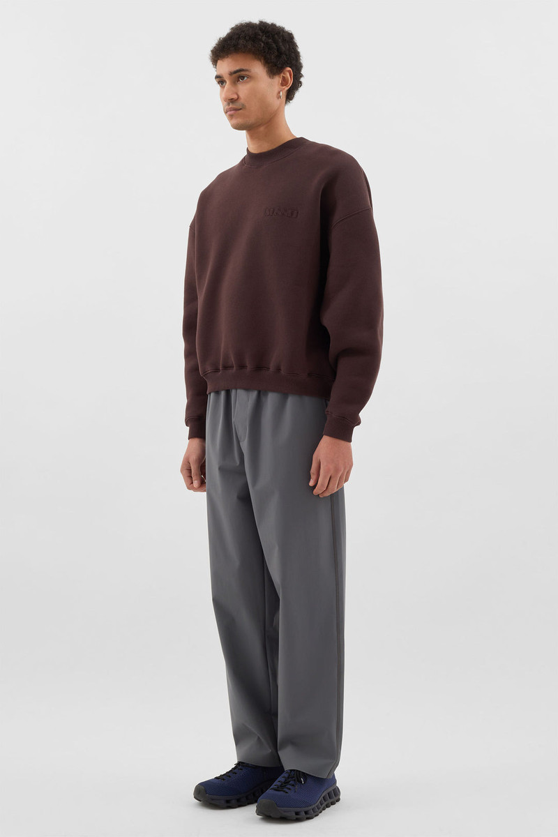CREWNECK SWEATSHIRT / chocolate plum 3