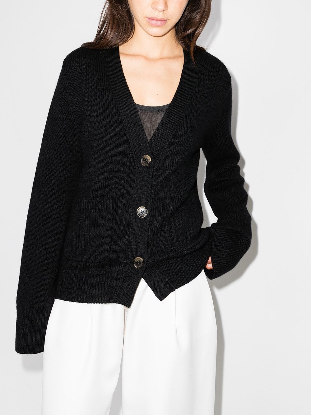 Davvi oversized V-neck cardigan - 2