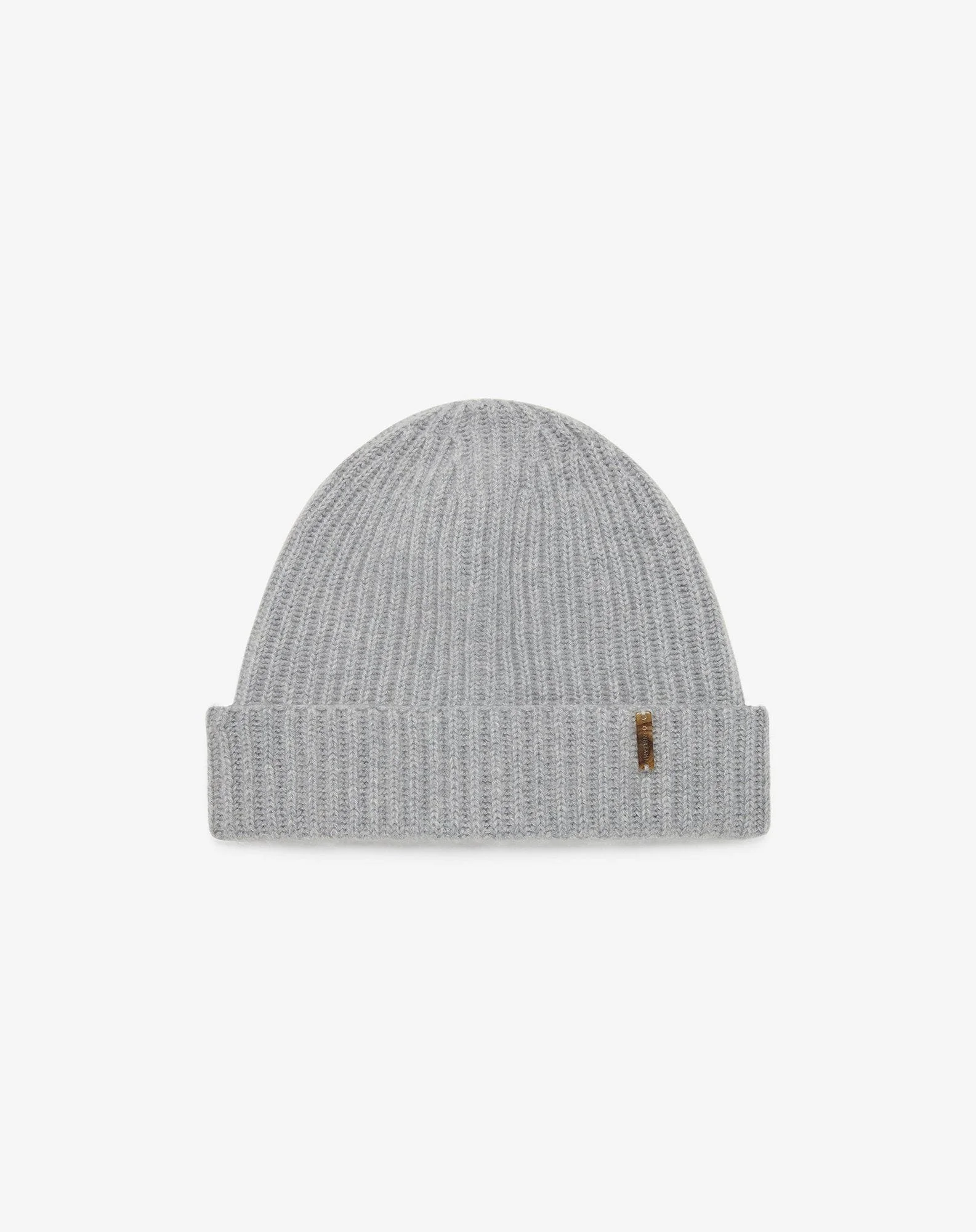 Pale melange grey Sublime Cashmere beanie - 1