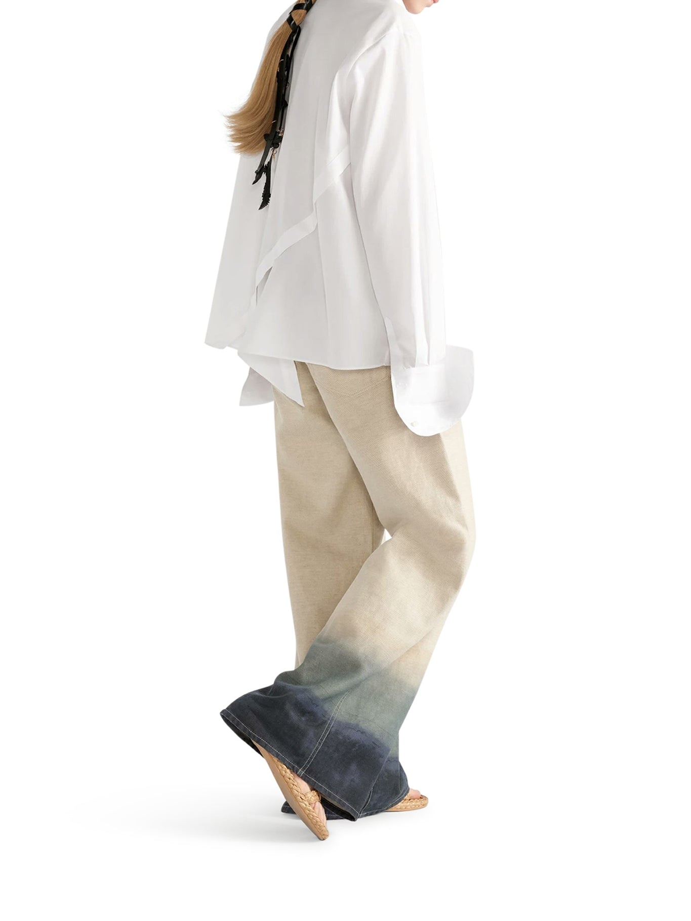 BLOUSE WITH OBLIQUE CLOSURE - 4