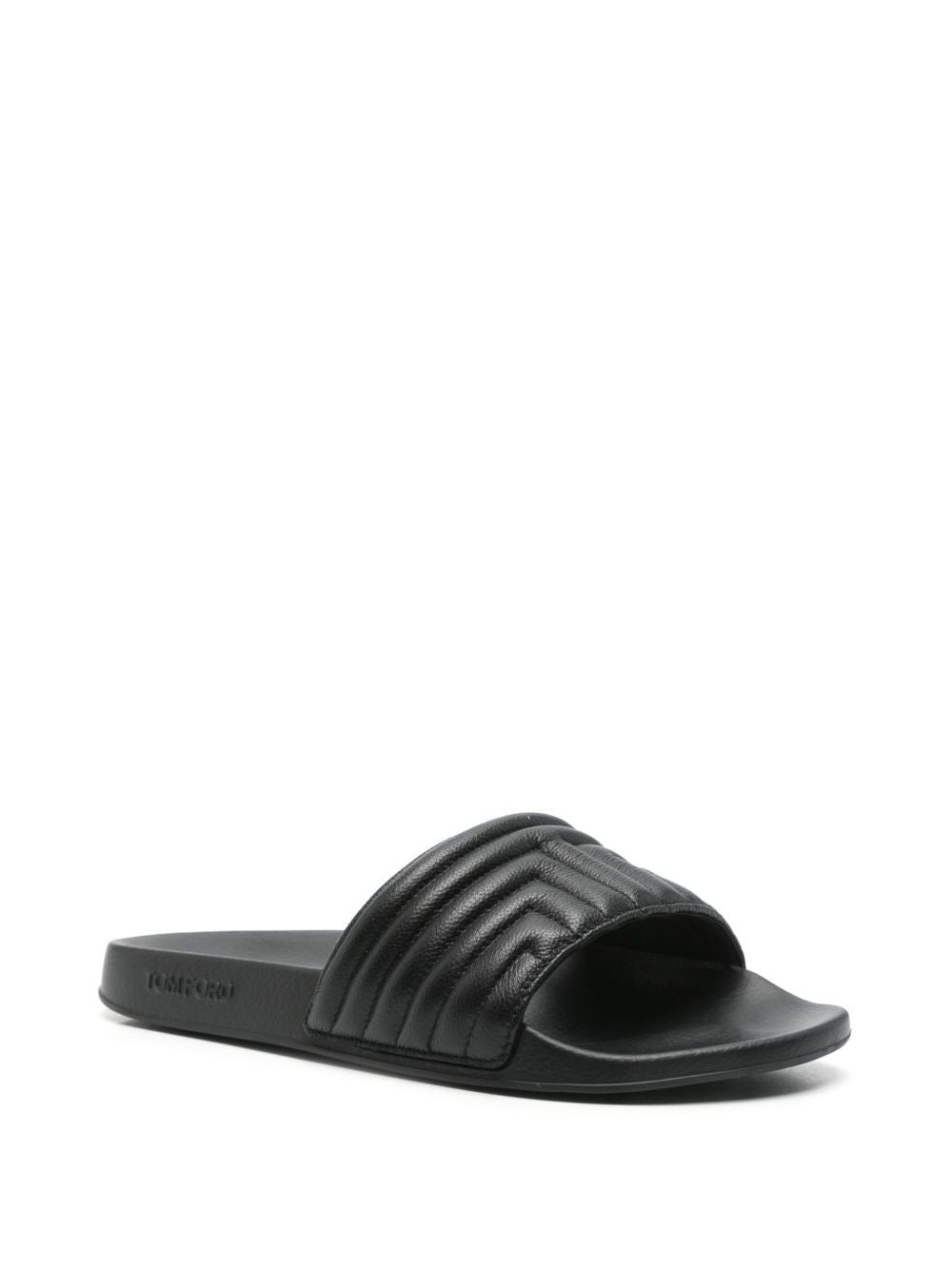 Tom Ford Men Leather Slippers - 4