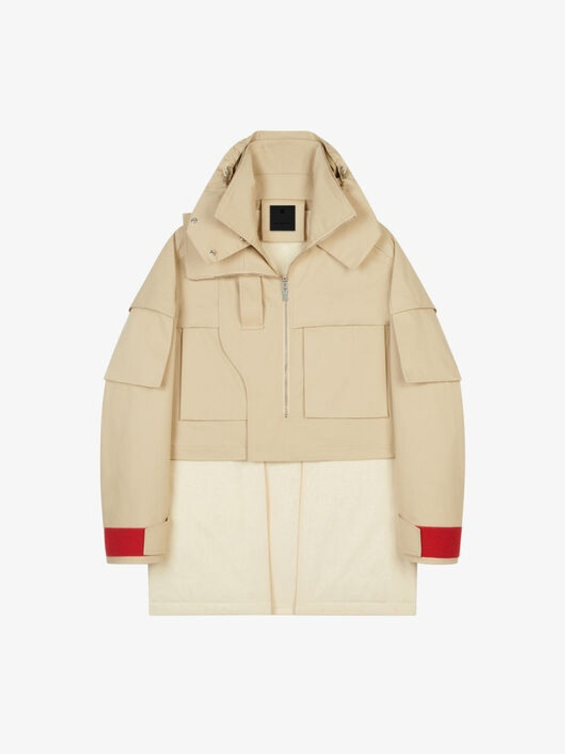 OVERSIZED SHORT PARKA WITH DETACHABLE WAISTCOAT 1