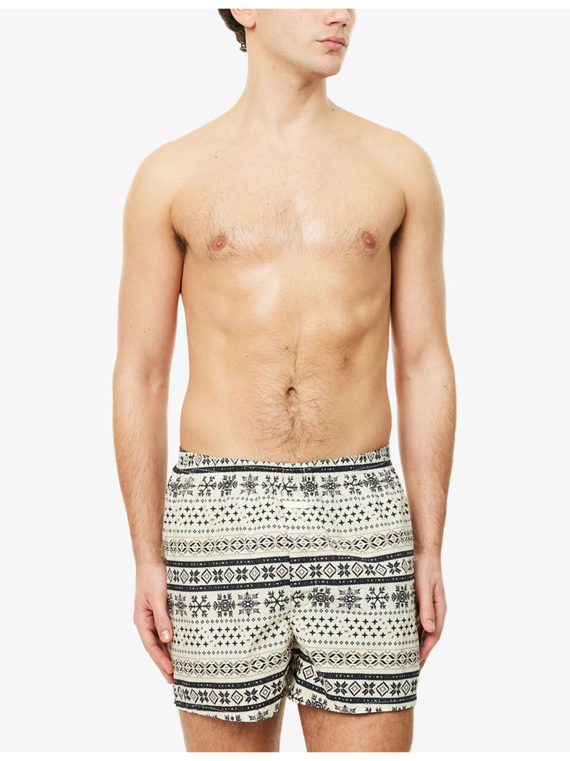 SKIMS Regular-Fit Pack of Three Cotton-Poplin Boxers outlook