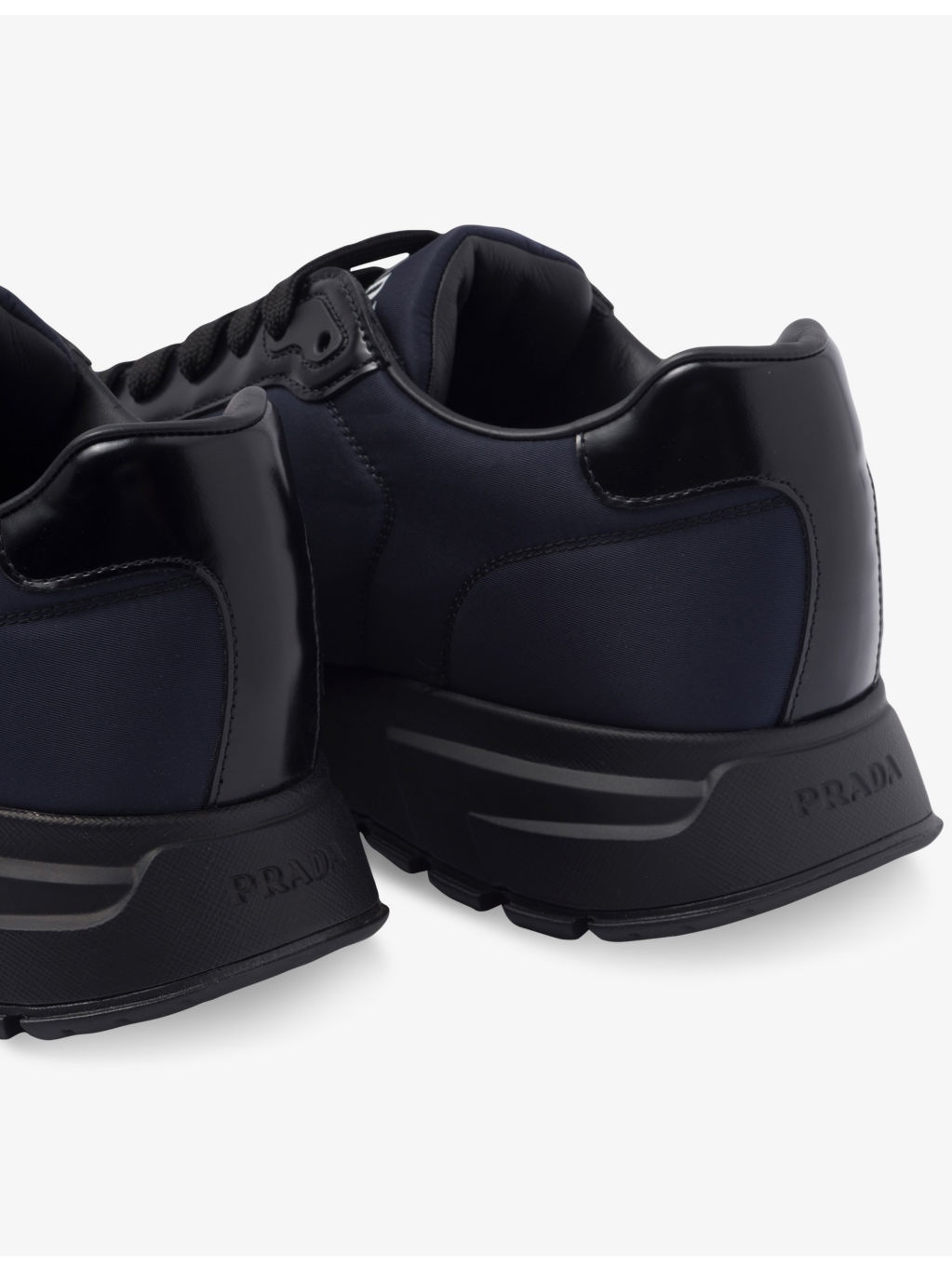 Prax 01 Re Nylon And Leather Low-Top Trainers - 5