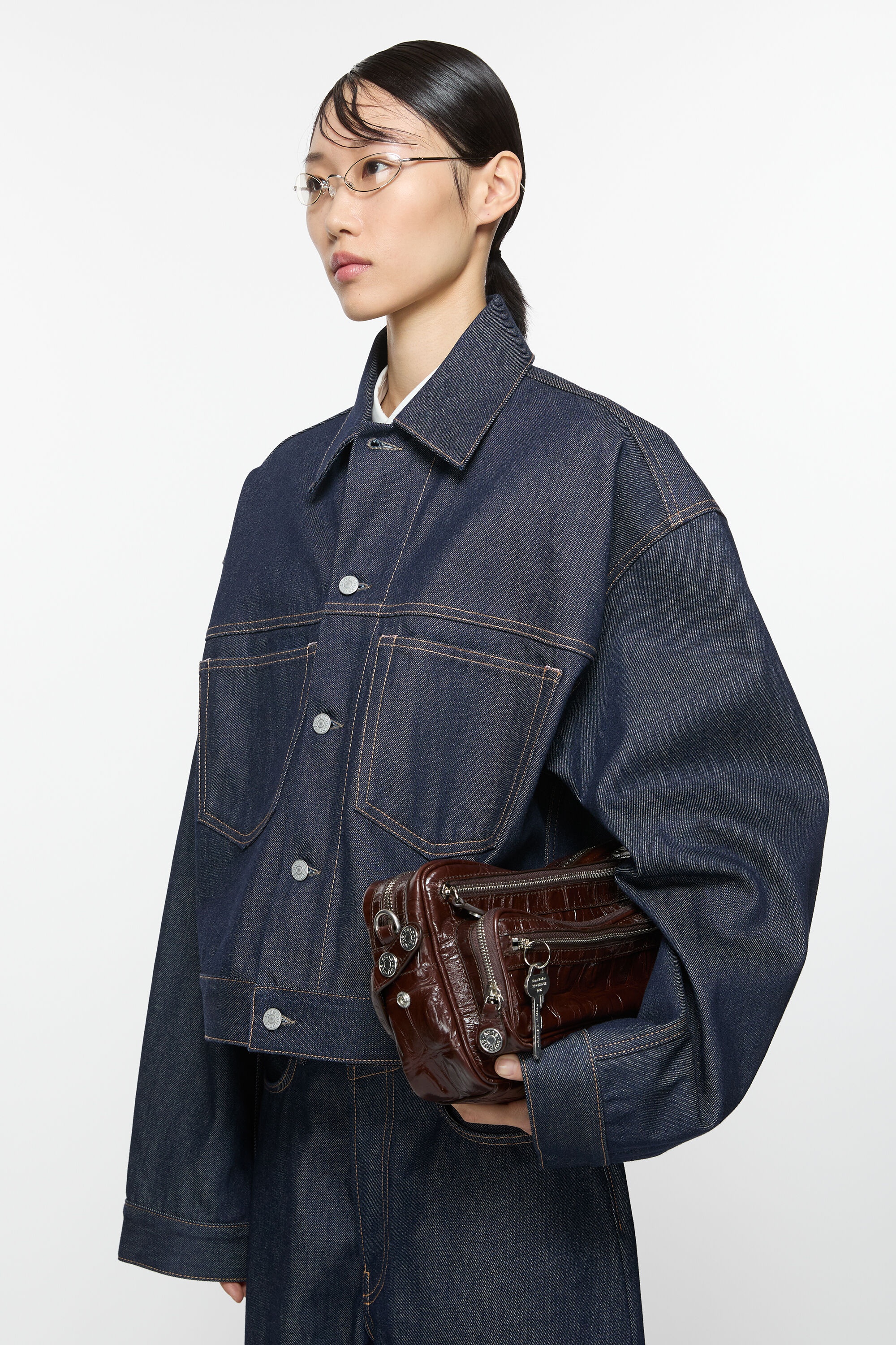 Denim jacket - Boxy fit - Indigo blue - 3