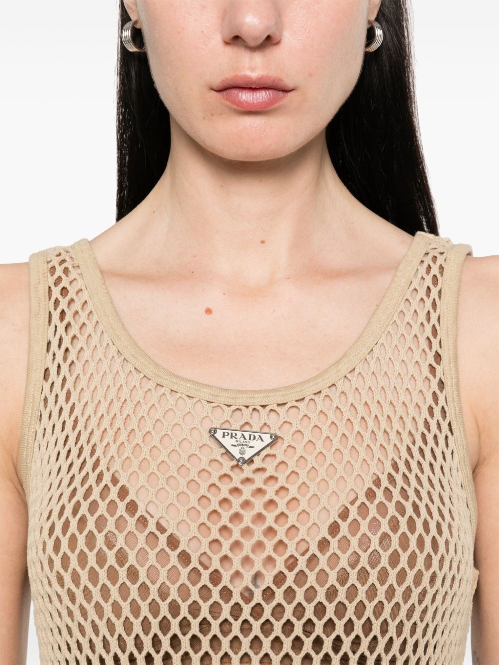 open-knit tank top - 5