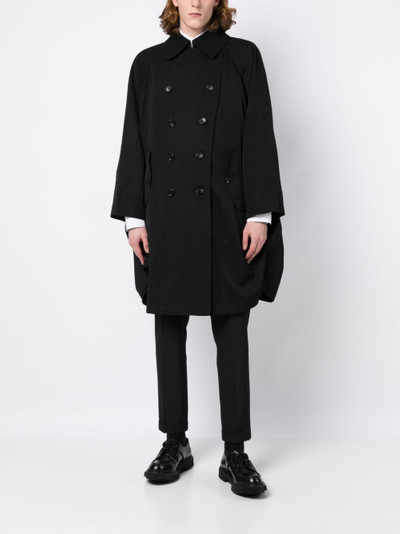 Comme des Garçons Homme Plus double-breasted wool coat outlook