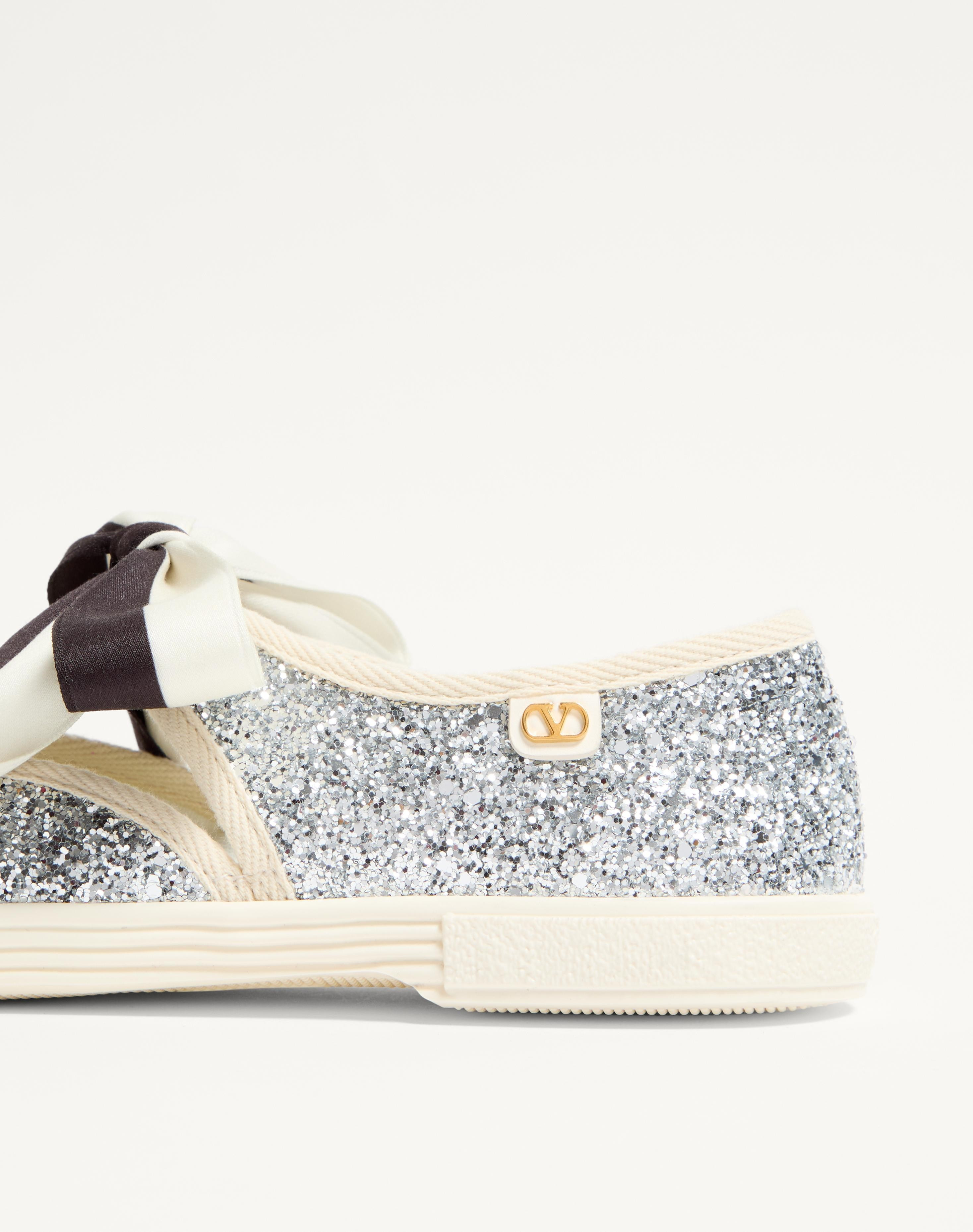 BAY BY BAY BALLERINA SNEAKERS IN GLITTER FABRIC - 7