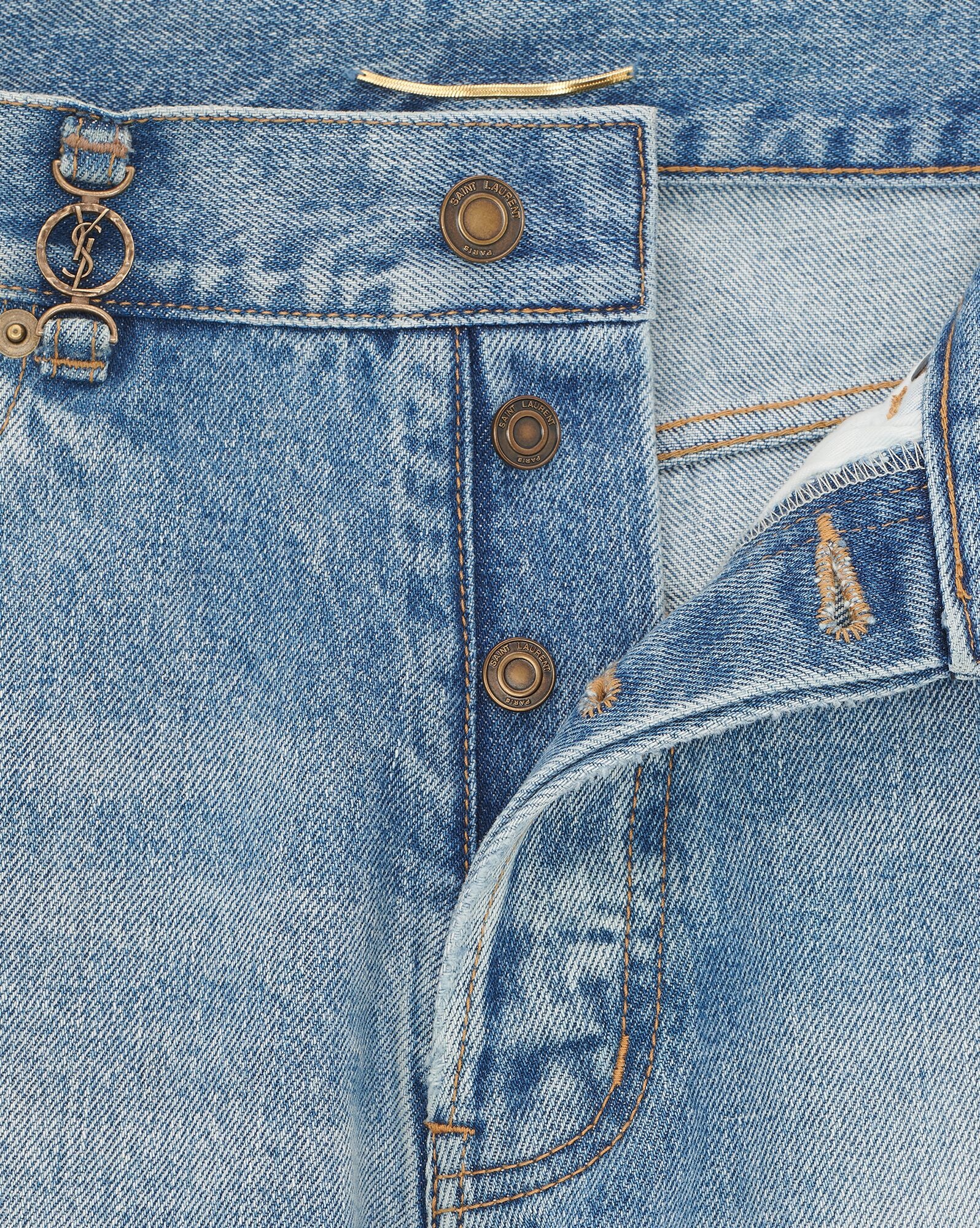 cassandre jeans in hawaii blue denim - 3