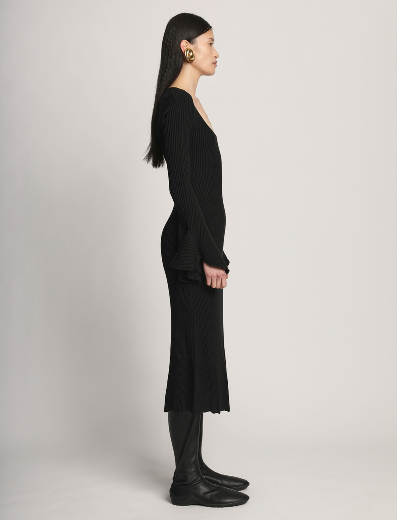 Fluted Rib Knit Dress 3