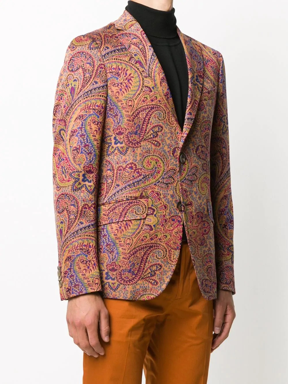 paisley blazer - 3