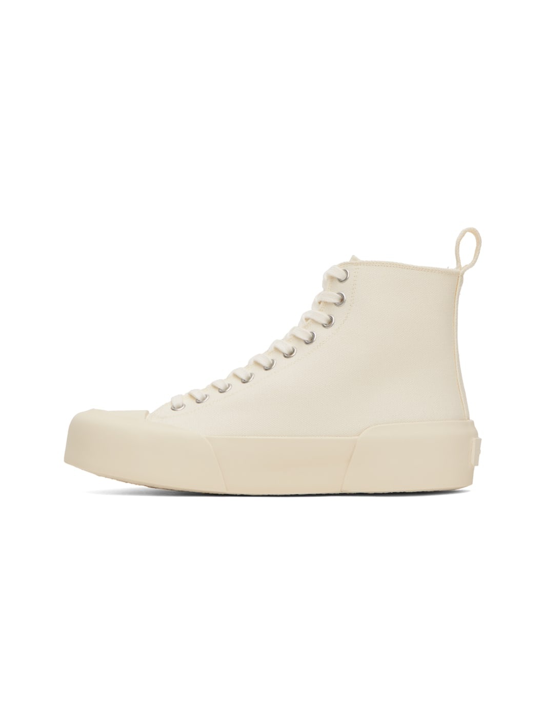 Off-White Cap Toe High-Top Sneakers - 3