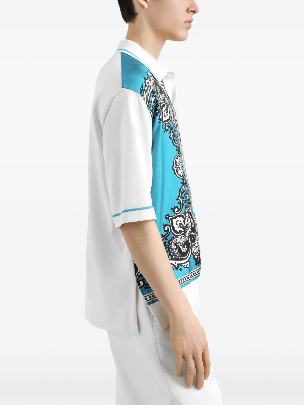 bandana-print shirt - 5