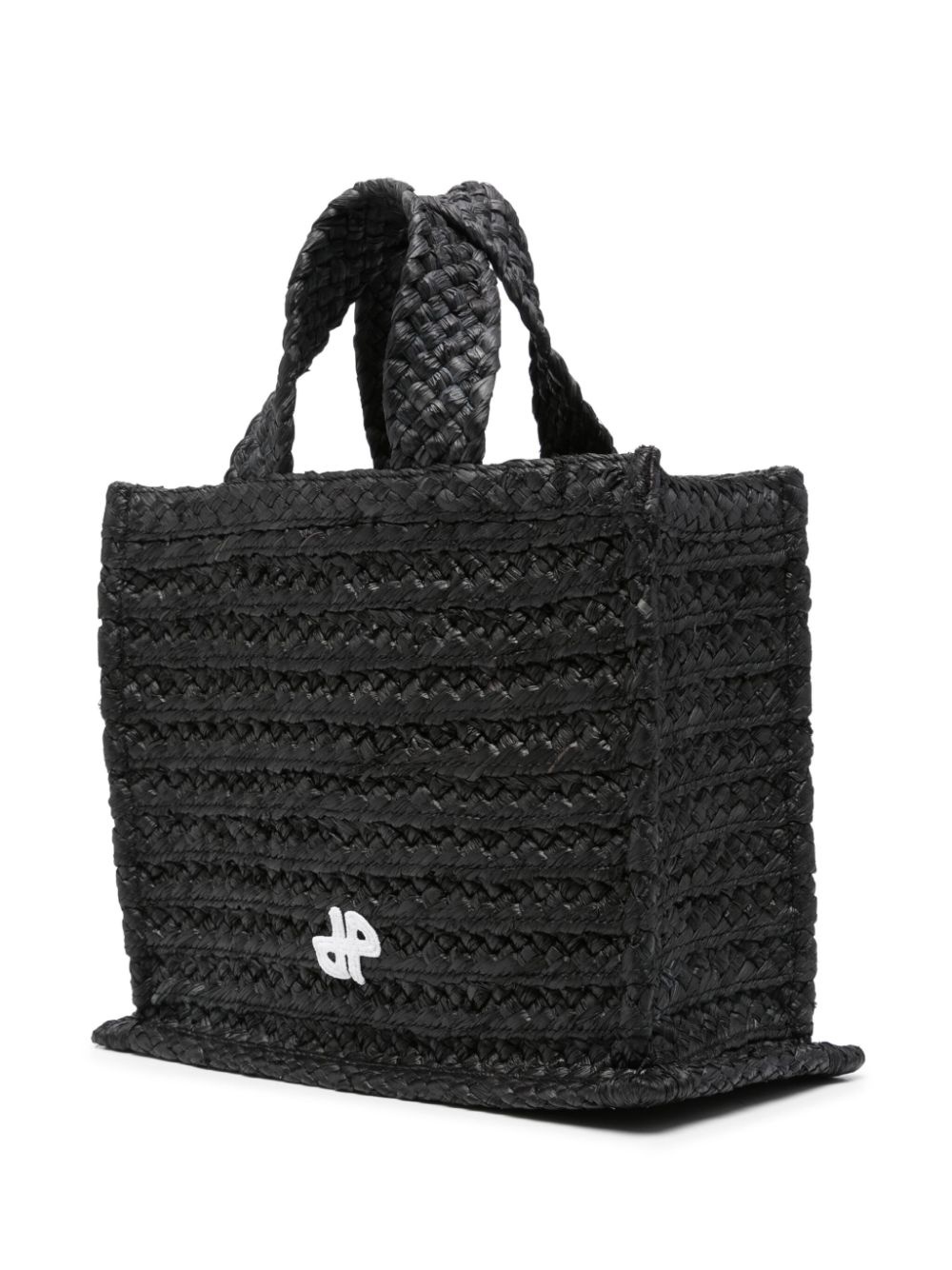 small raffia tote bag - 3