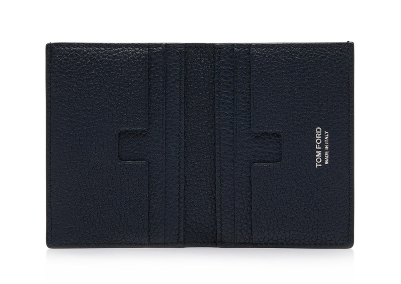 TOM FORD GRAIN LEATHER FOLDING CARDHOLDER outlook
