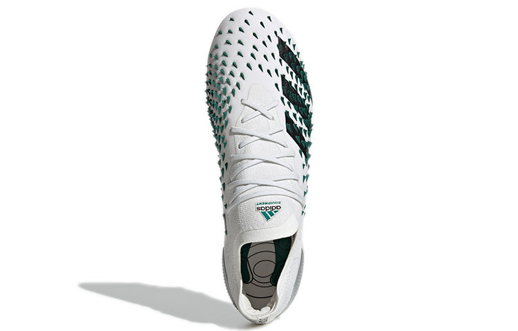 adidas Predator Freak.1 L Fg Eqt Football Sports Shoes White/Green/Black GW0749 - 5