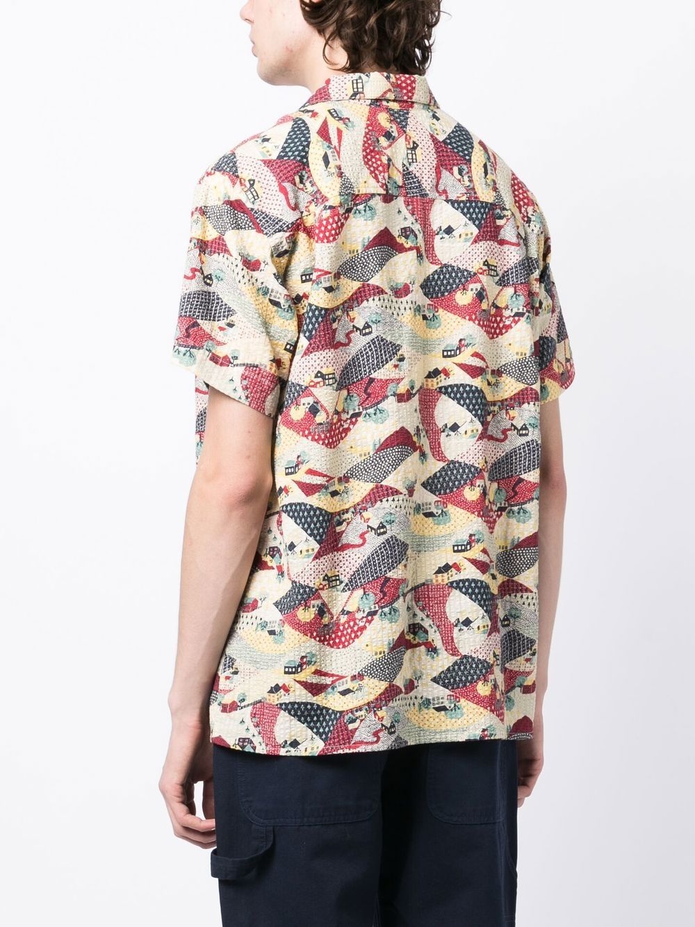 graphic-print short-sleeve shirt - 4