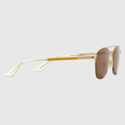 GUCCI Navigator frame sunglasses outlook