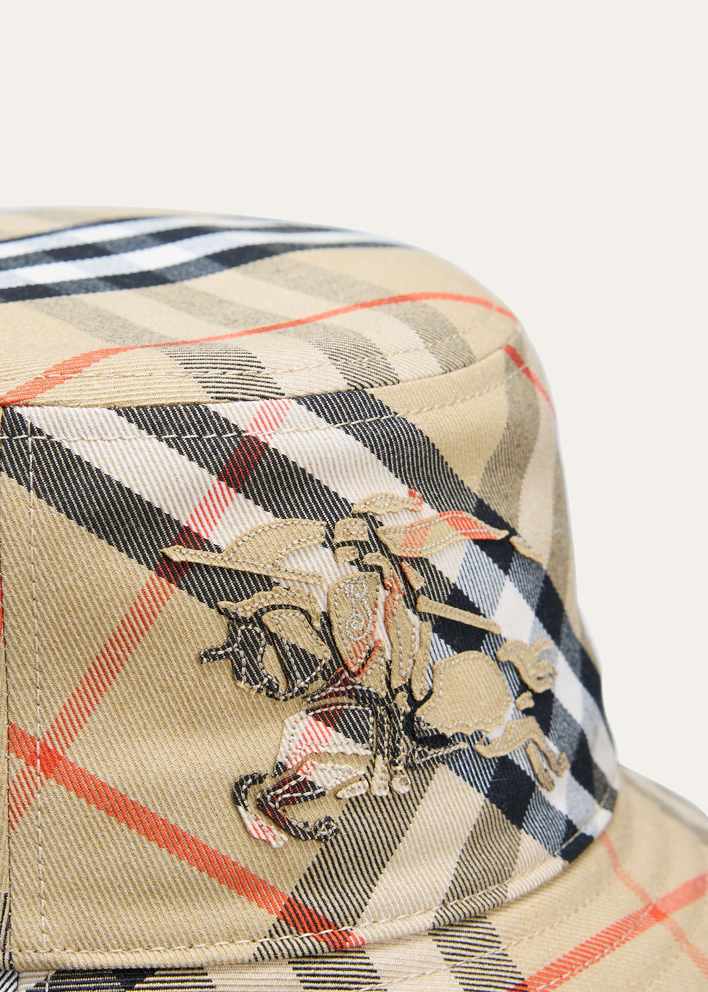 Burberry Men's Check EKD Bucket Hat | bergdorfgoodman