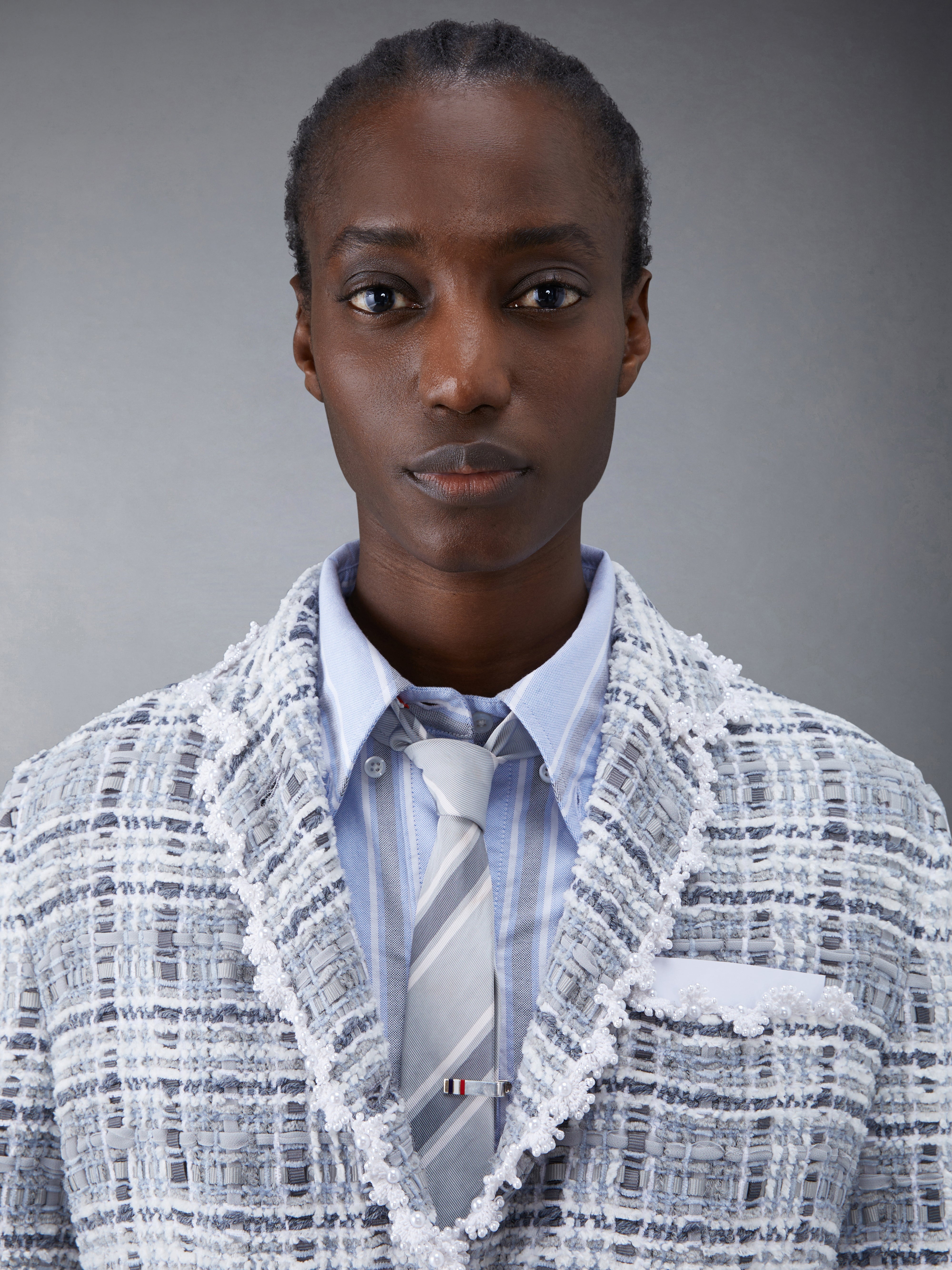Prince of Wales Chenille Tweed Wave Classic Sport Coat - 5