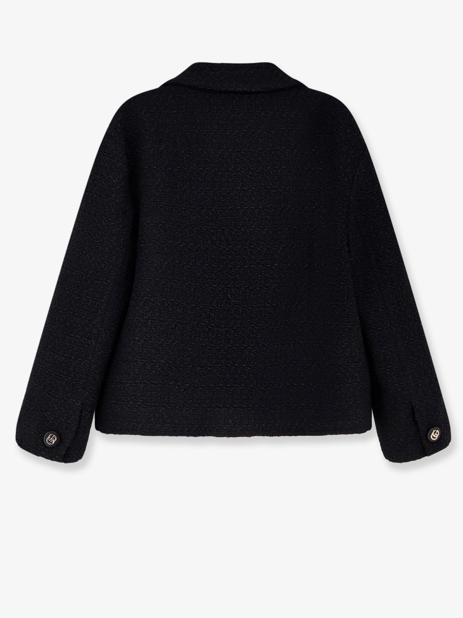 Gucci Wool Tweed Double-Breasted Blazer - 2