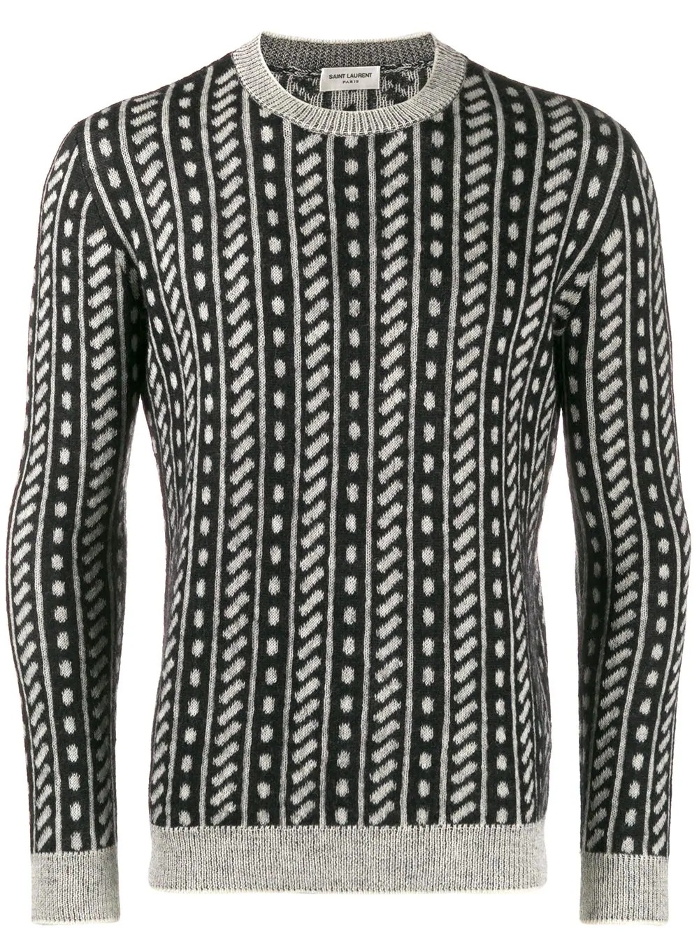 trompe l’oeil stripe sweater - 1