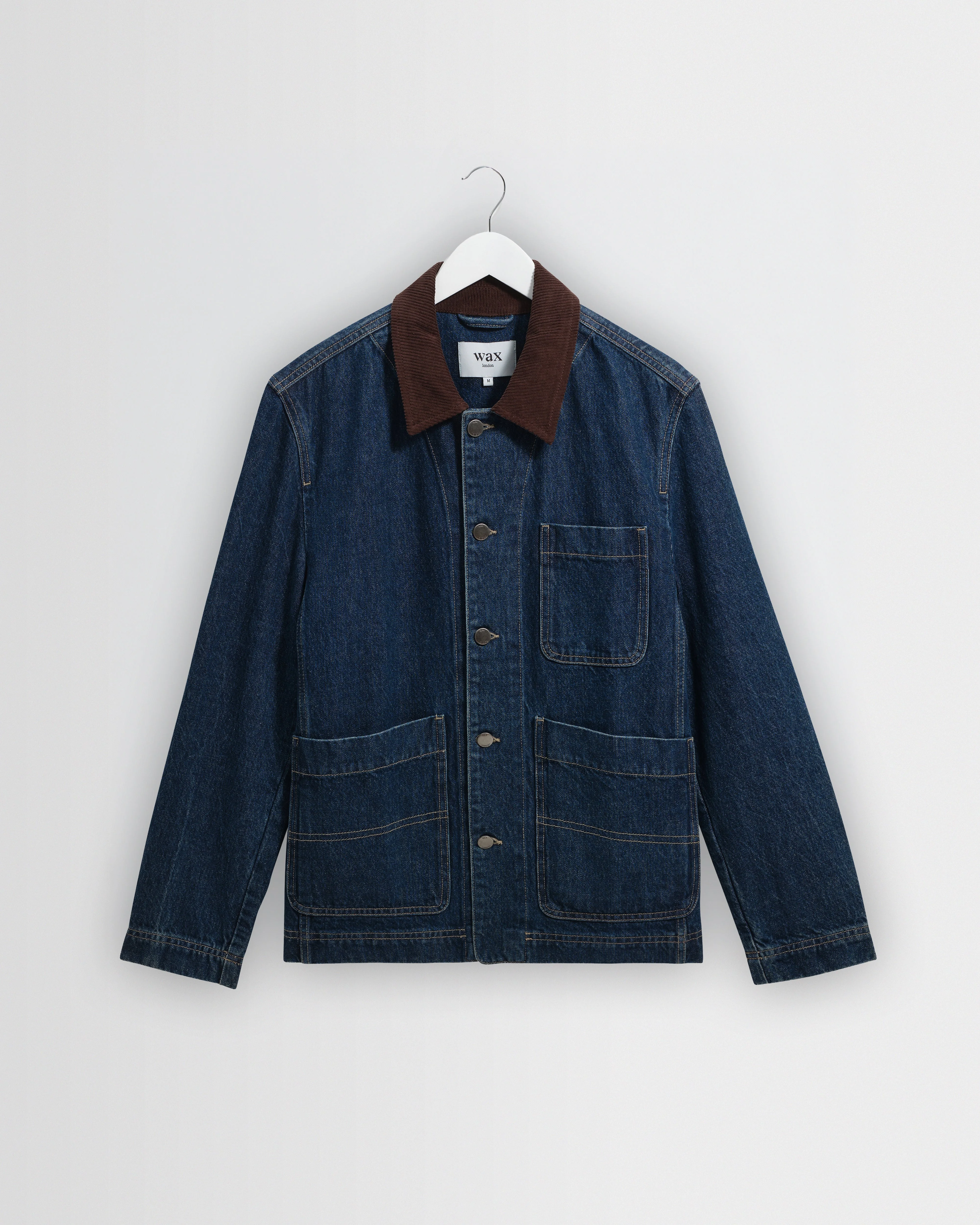 Healey - Dark Vintage Blue Denim Chore Jacket - 1