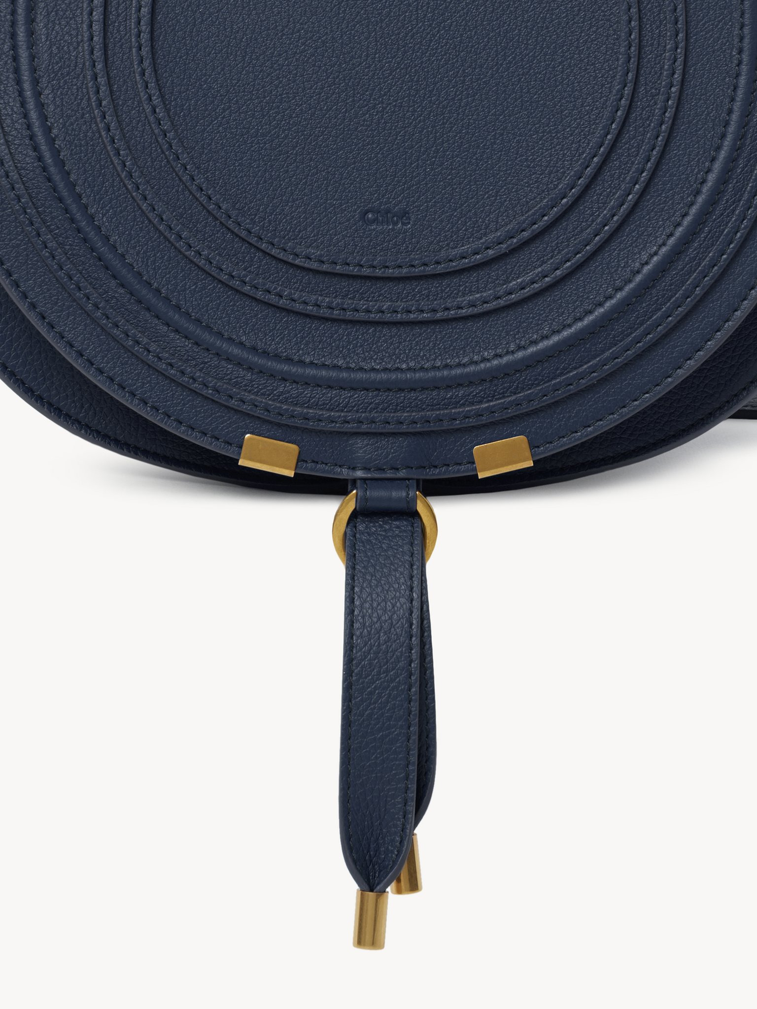 MARCIE SADDLE BAG IN GRAINED LEATHER - 4