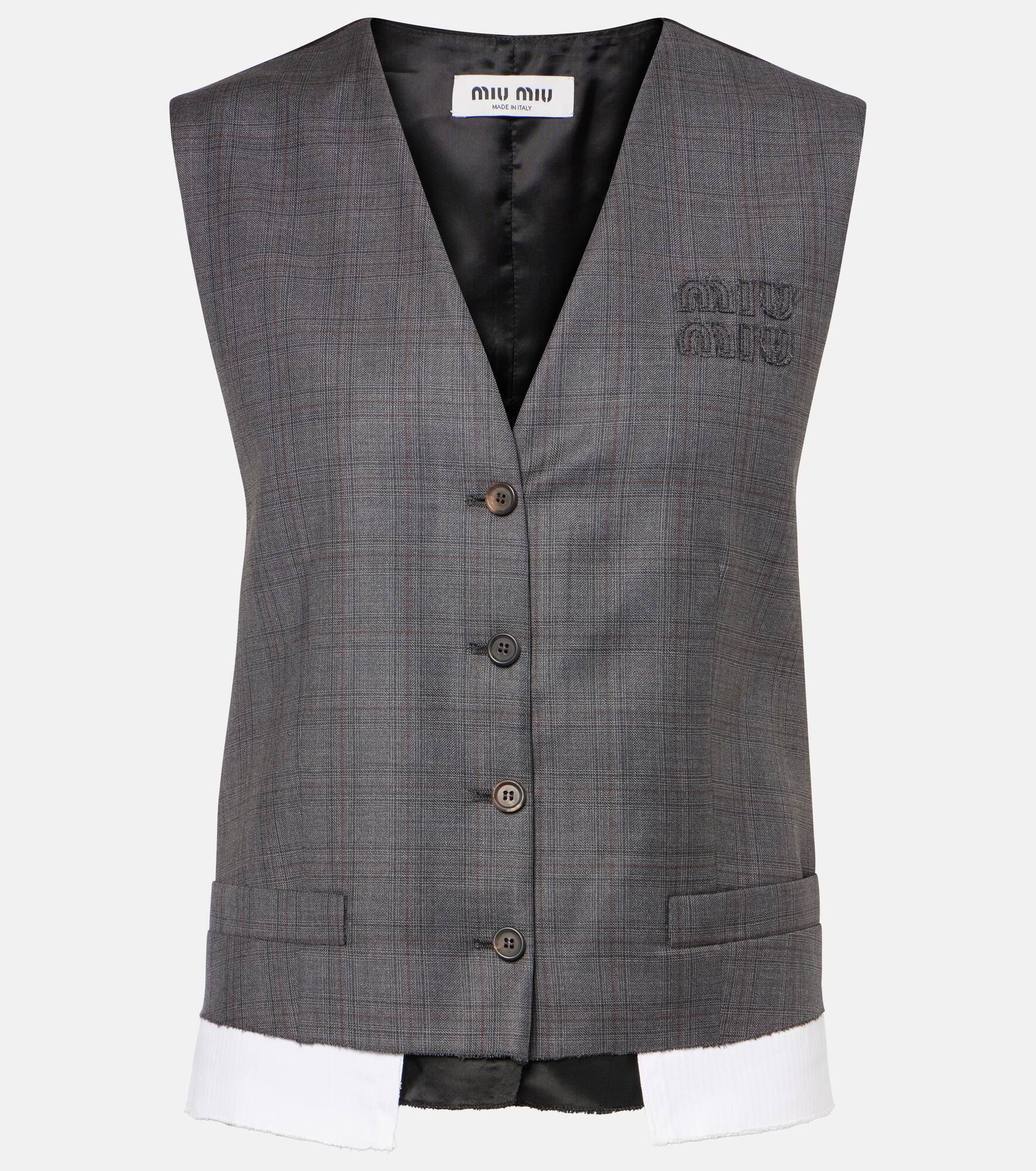 Virgin wool vest - 1