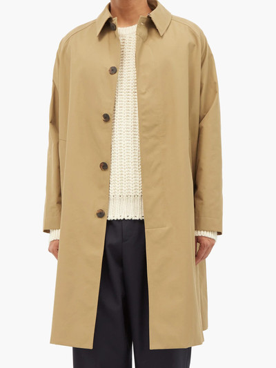 Studio Nicholson Romer technical cotton-blend coat outlook