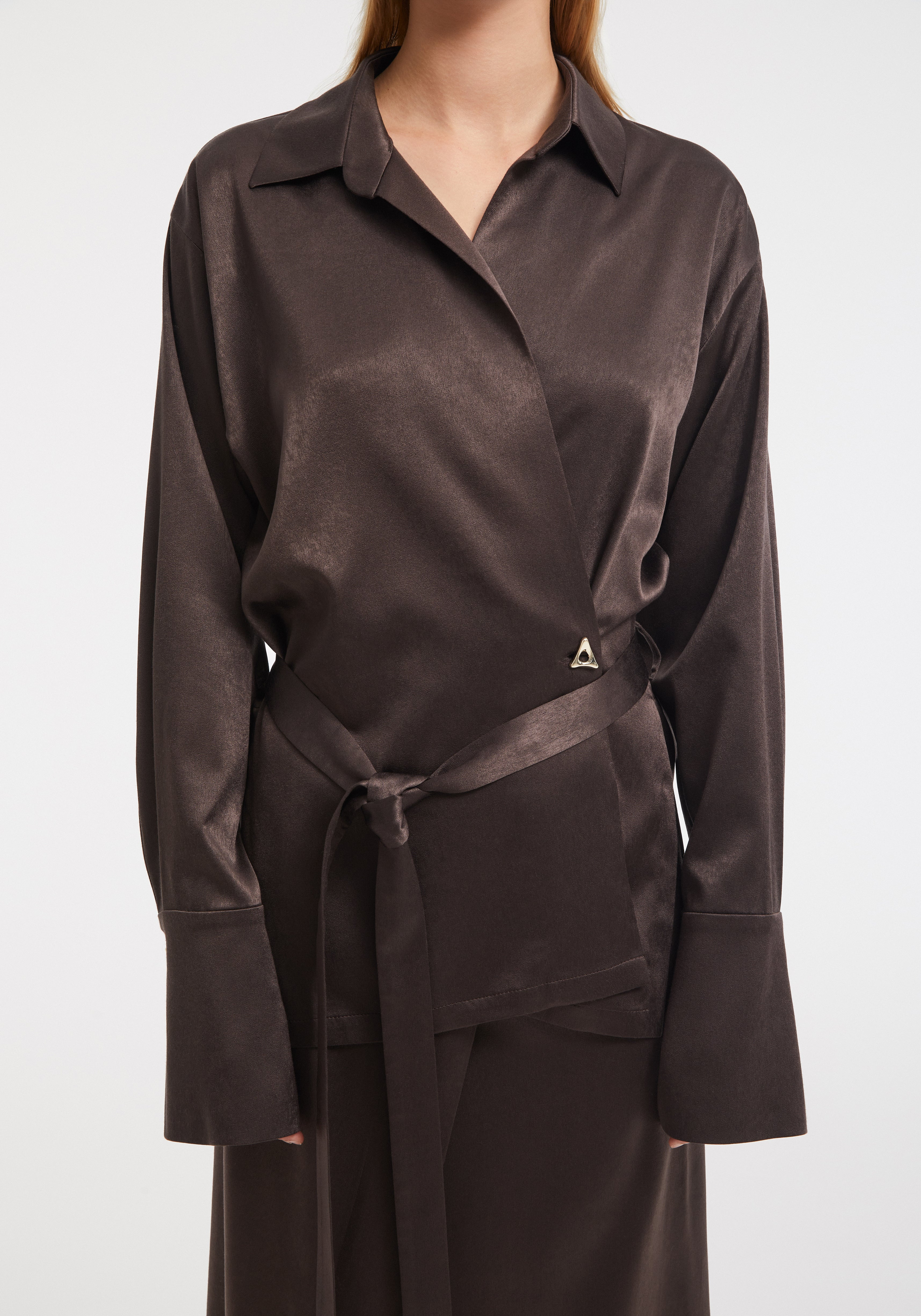 NEEL
Satin wrap shirt - 3
