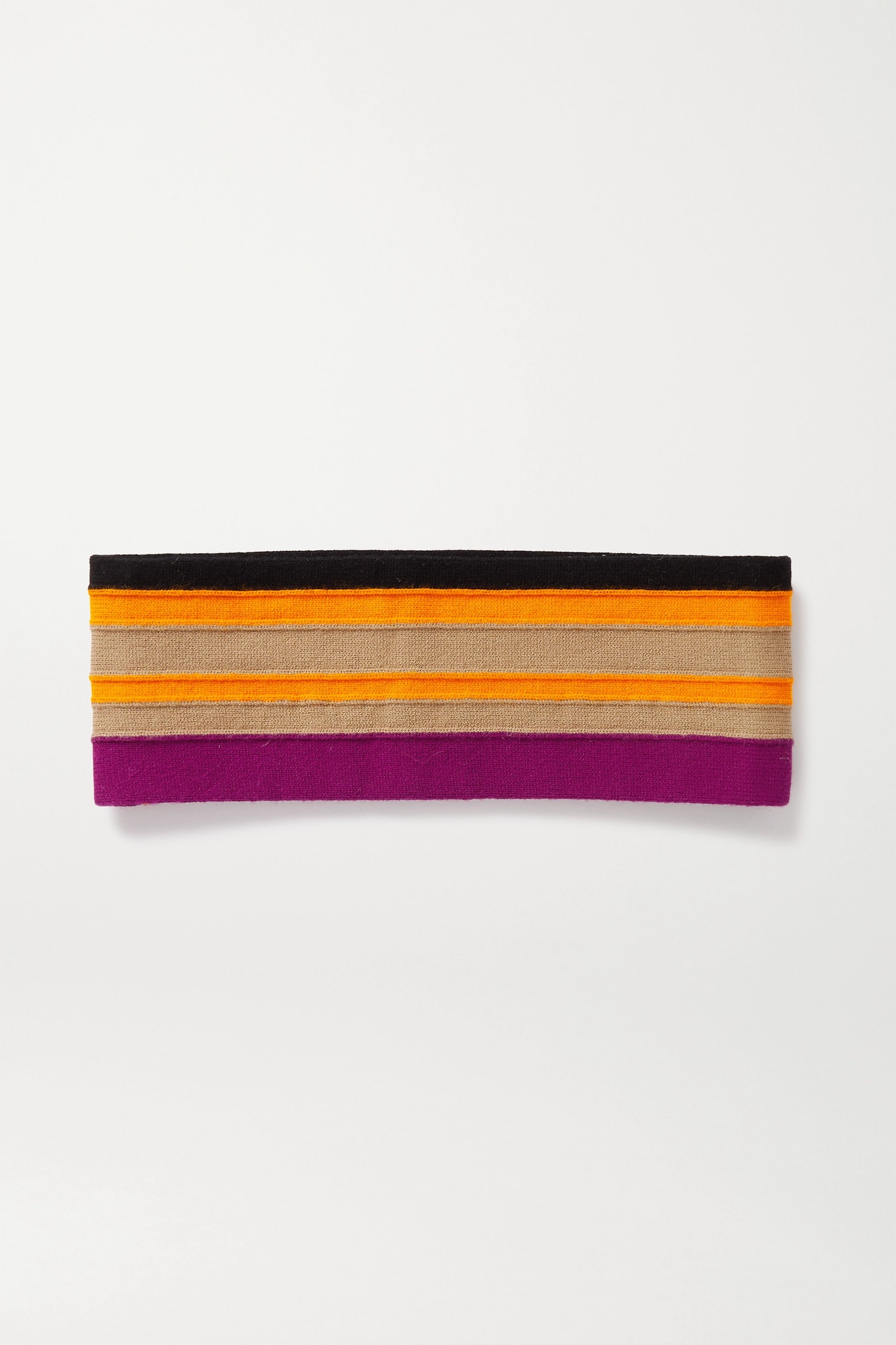 Nanette striped knitted headband - 1