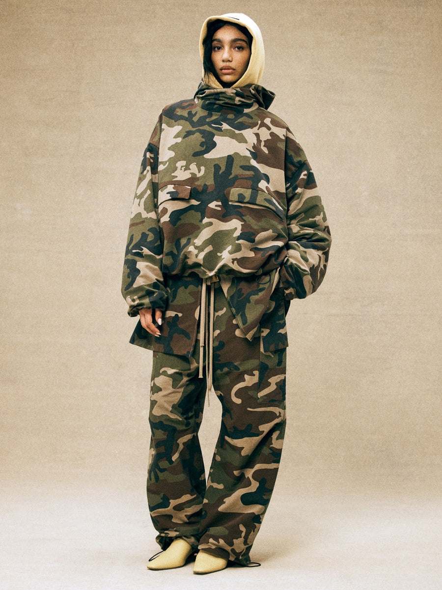 Military Nylon Hooded Anorak - 2